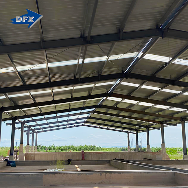 Steel Structure Smoking Shed
